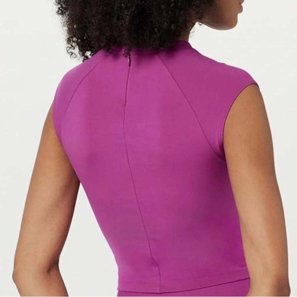 Vibrant Purple Sleeveless Muscle Tee - Picture 2 of 2